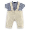 Oblečenie T-Shirt & Ecru Overalls Loire Riverside Mon Grand Poupon Corolle pre 36 cm bábiku od 24 mes