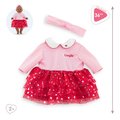 Oblečenie Dress & Headband Heart Petals Mon Grand Poupon Corolle pre 36 cm bábiku od 24 mes