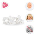Topánky Sandals White Mon Grand Poupon Corolle pre 36 cm bábiku od 24 mes