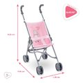 Kočík skladací Umbrella Stroller Pink Mon Grand Poupon Corolle pre 36-52 cm bábiku