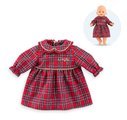 Šaty pre bábiku Dress Corolle Holidays Mon Grand Poupon Corolle vianočná edícia pre 36 cm bábiku od 24 mes