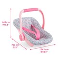 Vajíčko na prenášanie bábiky Flowered Baby Doll Carrier Corolle pre 36-42 cm bábiku