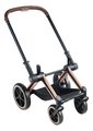 Kočík trojkombinácia pre bábiku Cybex Black 3in1 Priam Corolle skladací s multifunkčnými prednými kolesami pre 36-52 cm bábiku