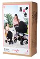 Kočík trojkombinácia pre bábiku Cybex Black 3in1 Priam Corolle skladací s multifunkčnými prednými kolesami pre 36-52 cm bábiku