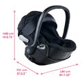 Vajíčko pre bábiku Baby Doll Carrier Cybex Priam 2in1 Black Corolle pre 36-52 cm bábiku