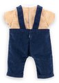 Tričko a overal pre bábiku T-shirt & Navy Blue Overall Mon Grand Poupon Corolle pre 36 cm bábiku od 24 mes