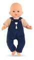 Tričko a overal pre bábiku T-shirt & Navy Blue Overall Mon Grand Poupon Corolle pre 36 cm bábiku od 24 mes
