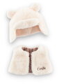 Vesta a čiapka pre bábiku Winter Set Little Explorer Mon Grand Poupon Corolle pre 36 cm bábiku od 24 mes