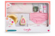 Prebaľovacia taška pre bábiku Changing Accessories Set Tulips Corolle pre 30-36 cm bábiku 8 doplnkov od 24 mes