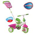 Trojkolka Safari Elephant Touch Steering smarTrike so slnečníkom, ružovo-zelená od 10 mes