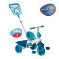 Trojkolka Safari Monkey Touch Steering smarTrike so slnečníkom, modrá od 10 mes