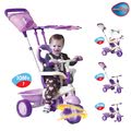 Trojkolka Safari Hippo Touch Steering smarTrike so slnečníkom fialová od 10 mes