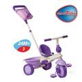 Trojkolka Safari Hippo Touch Steering smarTrike so slnečníkom fialová od 10 mes