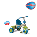 Trojkolka Vanilla Touch Steering smarTrike zeleno-modrá od 10 mes