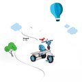 Trojkolka Dream Team Blue Touch Steering 4v1 smarTrike modro-šedá od 10 mes
