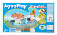 Vodná dráha stôl WaterTable Pastel AquaPlay s vodnou pumpou a vodný hríb s funkciou vodopádu a fontány