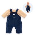Tričko a overal pre bábiku T-shirt & Navy Blue Overall Mon Grand Poupon Corolle pre 42 cm bábiku od 24 mes