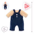 Tričko a overal pre bábiku T-shirt & Navy Blue Overall Mon Grand Poupon Corolle pre 42 cm bábiku od 24 mes