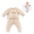 Tepláková súprava pre bábiku Beige Tracksuit Mon Grand Poupon Corolle pre 42 cm bábiku od 24 mes