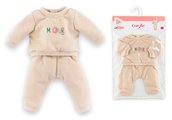 Tepláková súprava pre bábiku Beige Tracksuit Mon Grand Poupon Corolle pre 42 cm bábiku od 24 mes