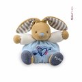 Plyšový zajačik Blue Denim - Sweet Heart Kaloo 18 cm v darčekovom balení pre najmenších modrý