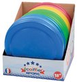 Lietajúci tanier Écoiffier priemer 23 cm priesvitný červený/modrý od 18 mes