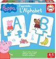 Náučná hra Učíme sa ABC Peppa Pig Educa s obrázkami a písmenami 78 dielov od 4-5 rokov