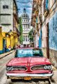 Puzzle Genuine Vintage car in old Havana Educa 1000 dielov od 12 rokov