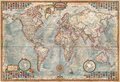 Puzzle Miniature series, O Mundo Political Map of the world Educa 1000 dielov od 12 rokov