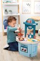 Kuchynka pre najmenších My 1st Kitchen Vert Azur Écoiffier s riadom a jedlom 18 dielov 60 cm výška od 18 mes