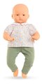 Bábika na obliekanie Bébé Chéri Mon Grand Poupon Corolle s hnedými klipkajúcimi očami 52 cm