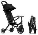 Trojkolka a kočík skladacia Wind Black 4v1 smarTrike ultraľahká s TouchSteering ovládaním a brzdou rozšíriteľná od 9 mes