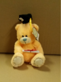 Plyšový medvedík Ilanit 25 cm žltý