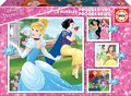 Puzzle Disney Princezné Educa 12-16-20-25 dielov, progresívne