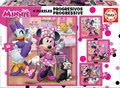 Puzzle Minnie Happy Helpers Educa 12-16-20-25 dielov progresívne