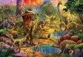 Puzzle Land of Dinosaurs Educa 1000 dielov a Fix lepidlo od 11 rokov