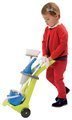 Upratovací vozík Clean Home Écoiffier 8 doplnkov modro-zelený