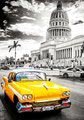 Puzzle Black&White Taxi in La Havana Cuba Educa 1000 dielov a Fix lepidlo od 11 rokov