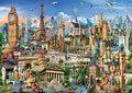Puzzle Europe Landmarks Educa 2000 dielov a Fix lepidlo od 11 rokov