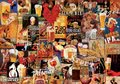 Puzzle Vintage Beer Collage Educa 1000 dielov a Fix lepidlo od 11 rokov