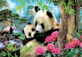 Puzzle Morning panda Educa 1000 dielov a Fix lepidlo od 11 rokov