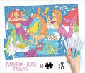 Puzzle kifestők Ariela Colouring Activities kofferben Educa 50 részes - csillámos filctolakkal 4 éves kortól