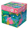 Set puzzle Mini Box Puzzle Educa 5 druhov zvieratiek, 48-dielové od 4 rokov