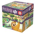 Set puzzle Mini Box Puzzle Educa 5 druhov zvieratiek, 48-dielové od 4 rokov
