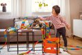 Flexibilná autodráha FleXtreme Discovery Set Smoby 184 dielov dráhy a 440 cm dlhá s elektronickým svietiacim autom od 4 rokov