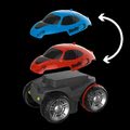 Flexibilná autodráha FleXtreme Discovery Set Smoby 184 dielov dráhy a 440 cm dlhá s elektronickým svietiacim autom od 4 rokov