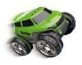 Náhradné autíčko k flexibilnej autodráhe FleXtreme Discovery Set Smoby s troma vymeniteľnými karosériami modrá žltá a zelená od 4 rokov