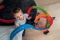 Náhradný diel okruhy k flexibilnej autodráhe Flextreme Discovery Superloops Set Smoby vertikálne a horizontálne 2 kusy