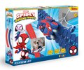 Flexibilná autodráha Spidey Marvel Flextreme Set Smoby s elektronickým autíčkom 184 dielov dráhy 4,40 m dĺžka s pavučinou od 4 rokov