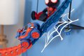 Flexibilná autodráha Spidey Marvel Flextreme Set Smoby s elektronickým autíčkom 184 dielov dráhy 4,40 m dĺžka s pavučinou od 4 rokov